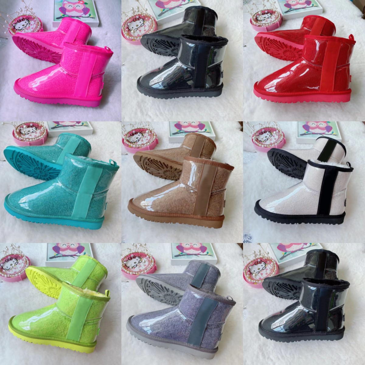 

Australia kids shoes Classic uggi boots girls shoe sneaker designer boot baby kid youth toddler infants First Walkers 2022 winter boy girl children gss561, Fluorescent green