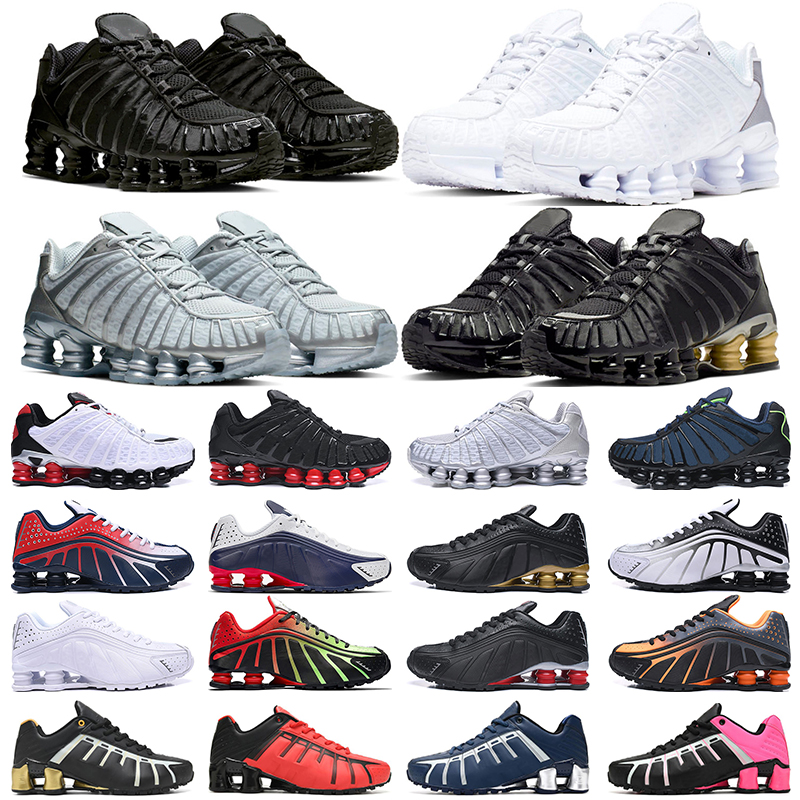 

Sneakers Shox TL R4 NZ Leven Running Shoes Men Women Triple Black White Metallic Dark Blue Volt Sunrise Speed Red Total Orange Gold mens fashion sports sneakers, #37