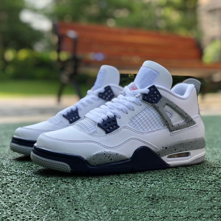 

Shoes Boots 4 4s Mens Midnight Navy White Light Smoke Grey Fire Red High Cut Men Women Trainers Sports Sneakers Dh6927-140 5.5-13, 4 midnight navy'