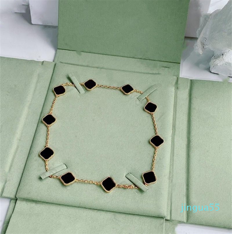 

Pendant Necklaces Fashion Elegant Ten Clover Classic Bracelet Women's Jewelry