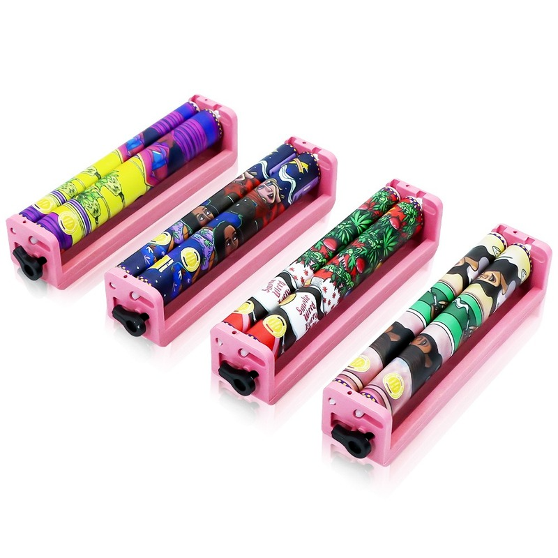 

Plastic Tobacco Rolling Machine for 110mm Rolling Paper Smoking Accessories Hand Cigarette Maker Roller Smoke Device
