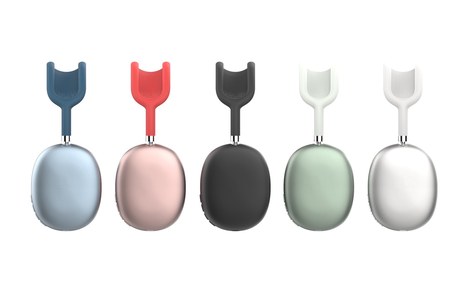 

For Airpods Max Air pods Maxs Pro 2 bluetooth earphones Cushions Accessories Solid Silicone High Custom Waterproof Protective plastic Headphone Travel Case, Black max top quality