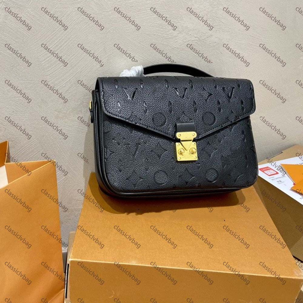 

Luxurys Louiseity Designers bag Embossing flower pochette Women Handbag Messenger Bags Genuine Leather METIS Elegant Womens louis Purse vutton Crossbody viuton, 01 brown+flower