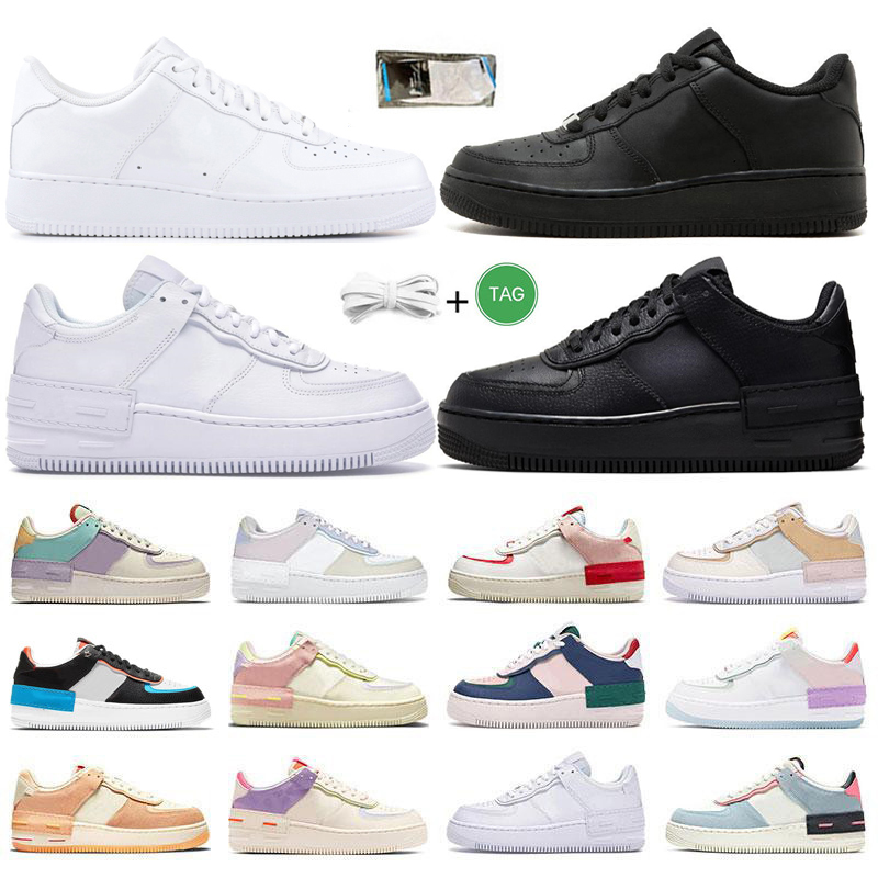 

airforce 1 mens womens running shoes Triple White Black Wheat Shadow Pale Ivory Aurora Particle Grey air Platform Shoe force 1 Trainers, Color#49