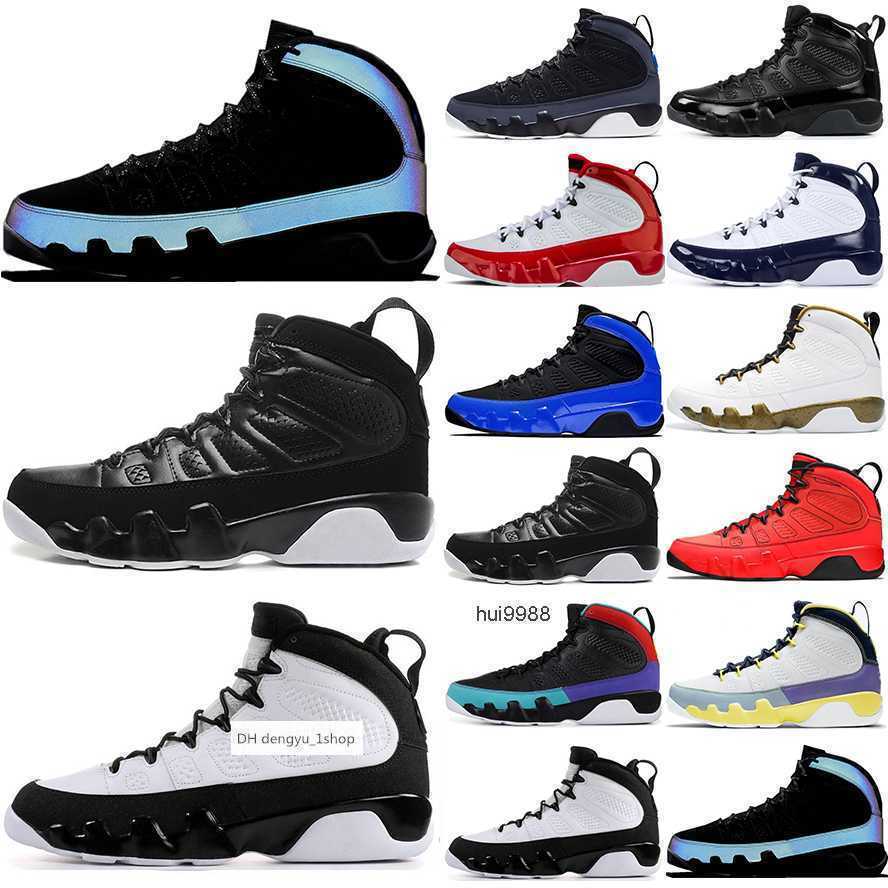 

Basketball Shoes Sports Sneakers Gym Red Unc Bred Racer Pearl University Blue Statue White Gold Men 9 Jumpman 9S Change The World Dream It jordas, # 1