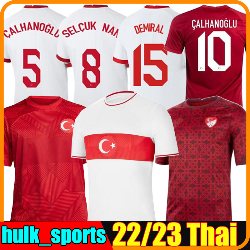 

2022 Turkey soccer jerseys home 2023 SELCUK CENK TOSUN ARDA CALHANOGLU YAZICI football shirts BURAK camisetas de futbol national team, Tuerqi 20-21 home