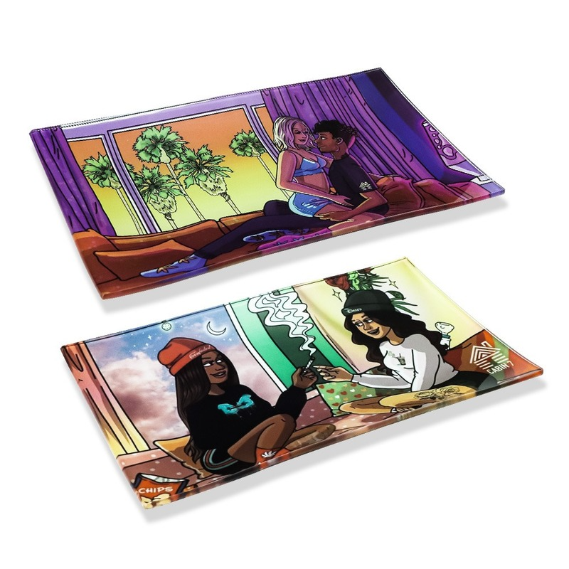 

Smoking Accessories smoke shop rolling tray Large long shatter proof glass Operate the Cigarette Tray