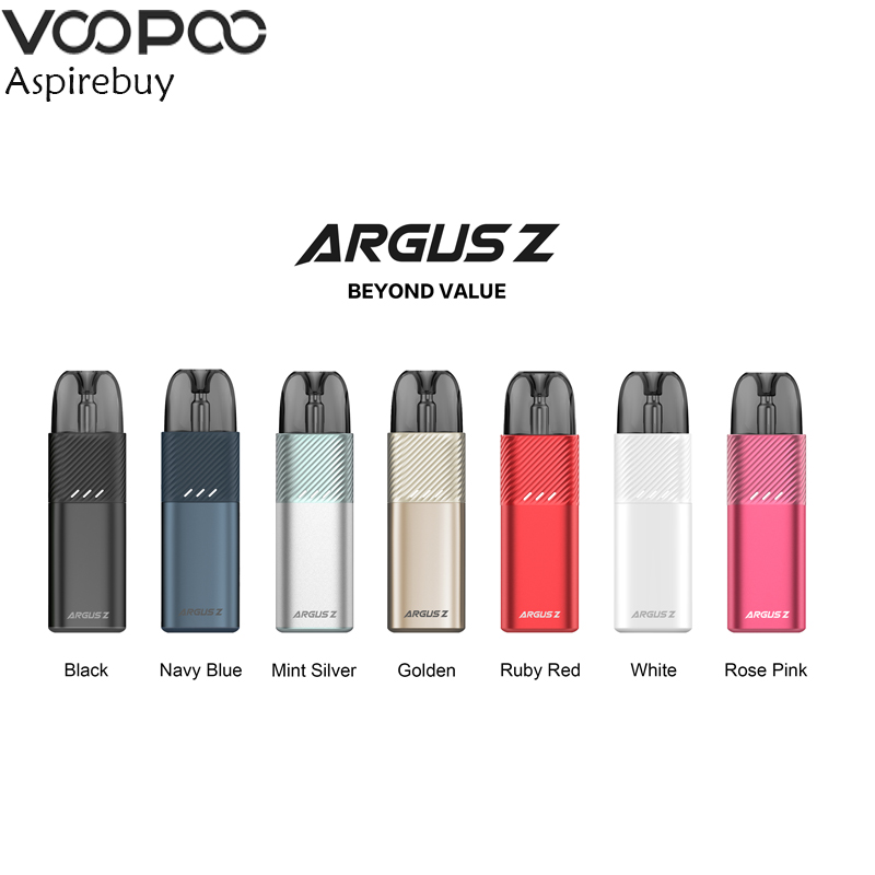 

VOOPOO Argus Z Kit 900mAh Battery 17W with 2ml 0.7ohm/1.2ohm Argus Pod Cartridge Electronic Cigarette Vaporizer Authentic, Multi=leave us message
