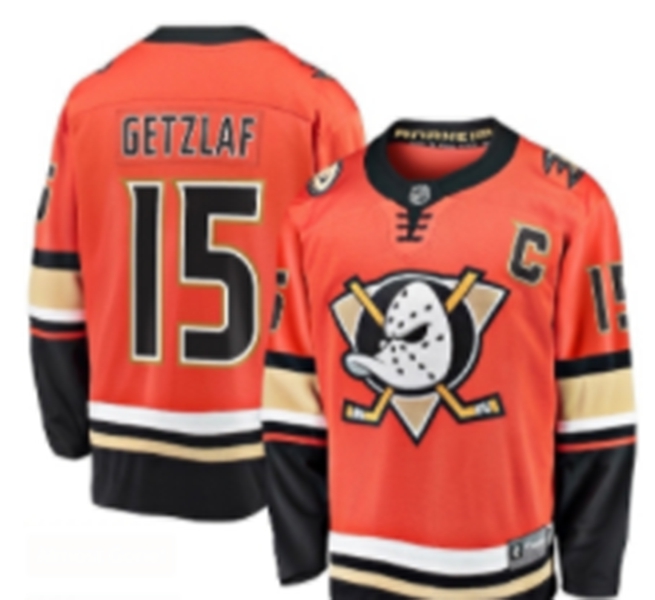 

Men's hockey Jersey All Stitched Orange Size S-XXXL Top Quality Jerseys, As shown