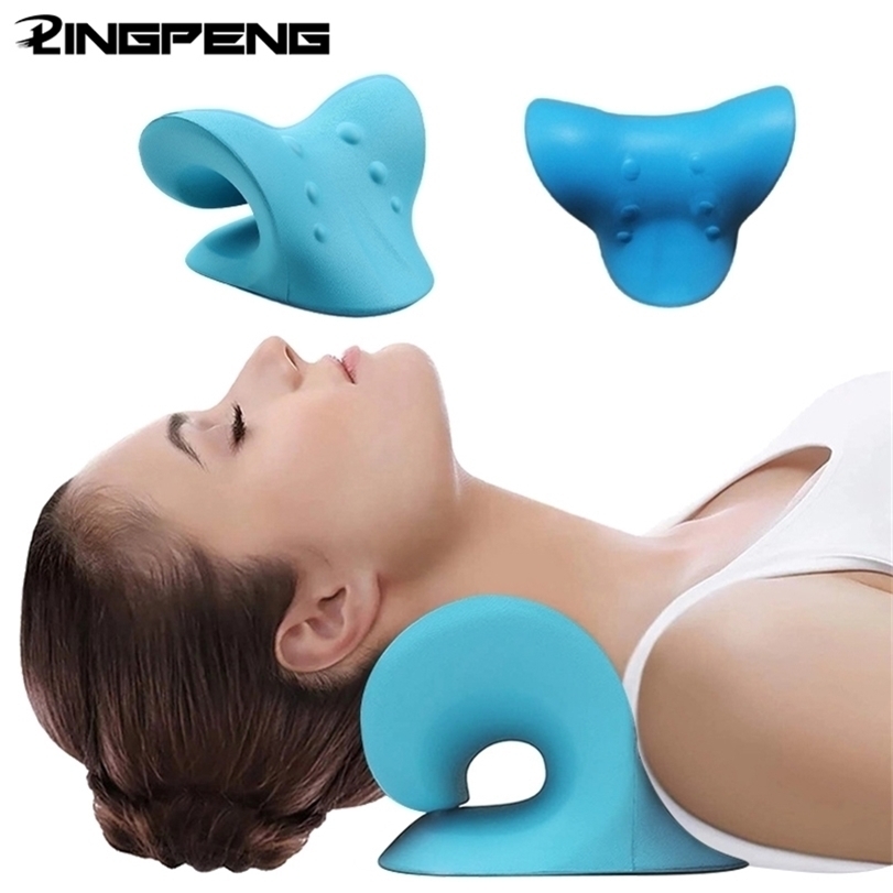 

Other Massage Items Neck Stretcher for Pain Relief and Shoulder Relaxer Cervical Traction Device with Point Muscle Relax 221109