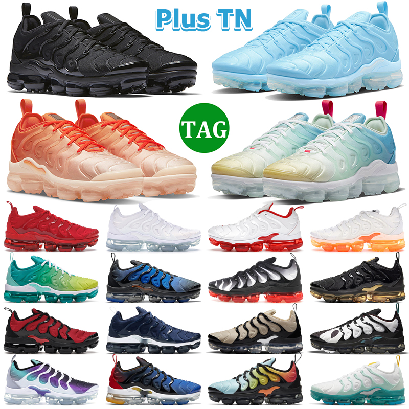 

Plus TN Running Shoes Men Women Triple Black White Red Metallic Gold Cool Grey Laser Blue Lemon Lime Citrus Since 1972 Mens Trainers Outdoor Sports Sneakers, 17