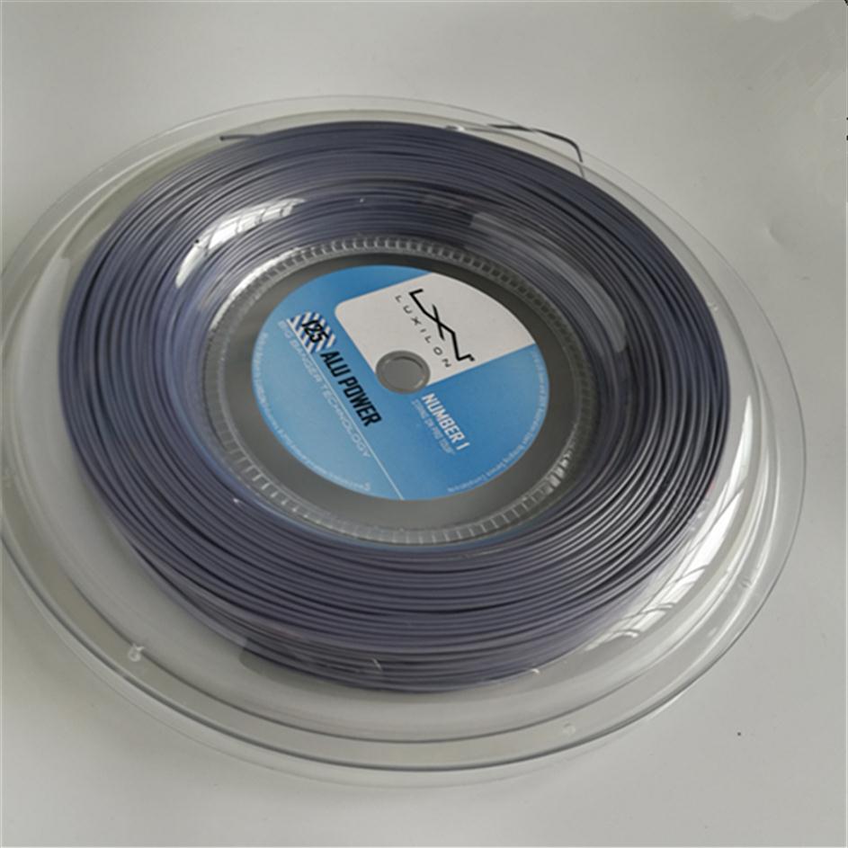 

Quality LUXILON Big Banger Alu Power Tennis Racquet String 200m Grey Color Same As Original253m