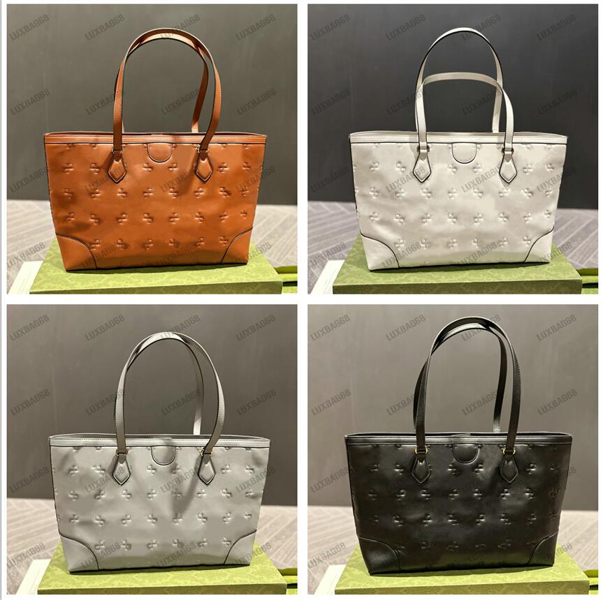 

Ophidia Matelasse Leather Shopping Bag 631685 Medium Tote All-over Double G Luxurys Italy Brand Handbag Large Capacity Women Designer Purse Peanut Brown, 01