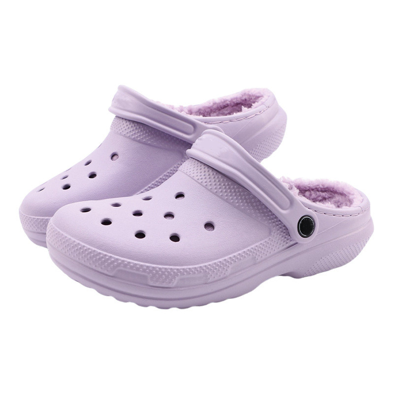 

Fur Furry sandal Slippers Women Men designer Shoes classic Clog rubber slides croc Buckle triple black white Purple Fleece Lined Nursing Hospital Medical Sneaker, Fill postage