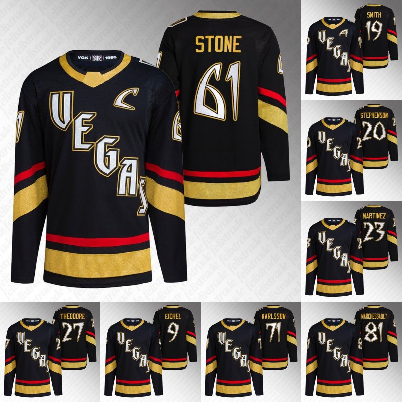 

Vegas Mark Stone Golden Knights 2022-23 Reverse Retro Jersey Nicolas Roy Jack Eichel Jonathan Marchessault Phil Kessel Chandler Stephenson Alec Martinez, 71 william karlsson