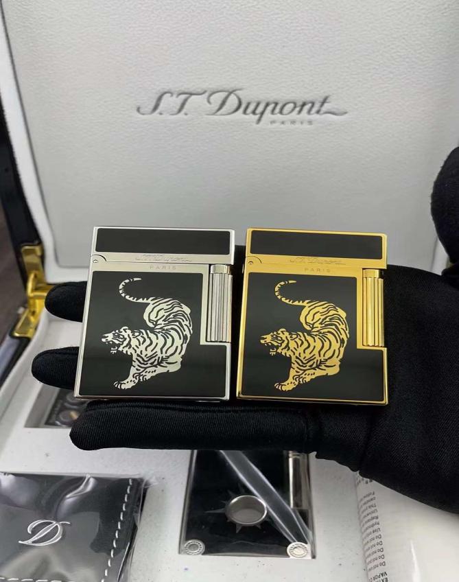 

ST lighter Bright Sound Gift with Adapter luxury men accessories gold color Triangle 09116148094871
