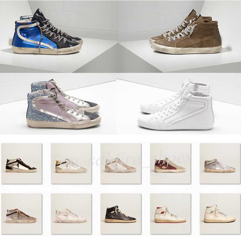 

With Original Box Golden Shoes Casual Shoes Sneakers Luxury Dirtys Sequin Designer golden gooses Sneakers Italy Brand Super Star White Do-Old Dirty C GZTp, Francy#13