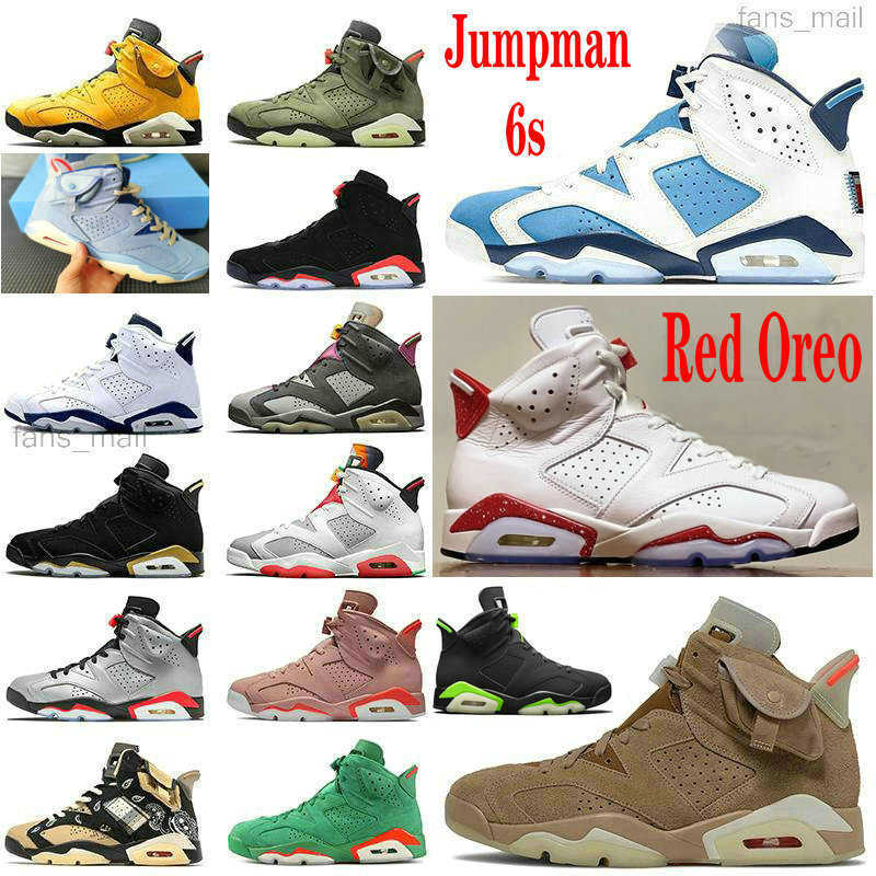 

2022 Jumpman 6s 6 Red Oreo Basketball Shoes Bordeaux Electric Green Midnight Navy DMP UNC Carmine Cactus British Khaki Reflect Silver Hare 6DRB DZ6O