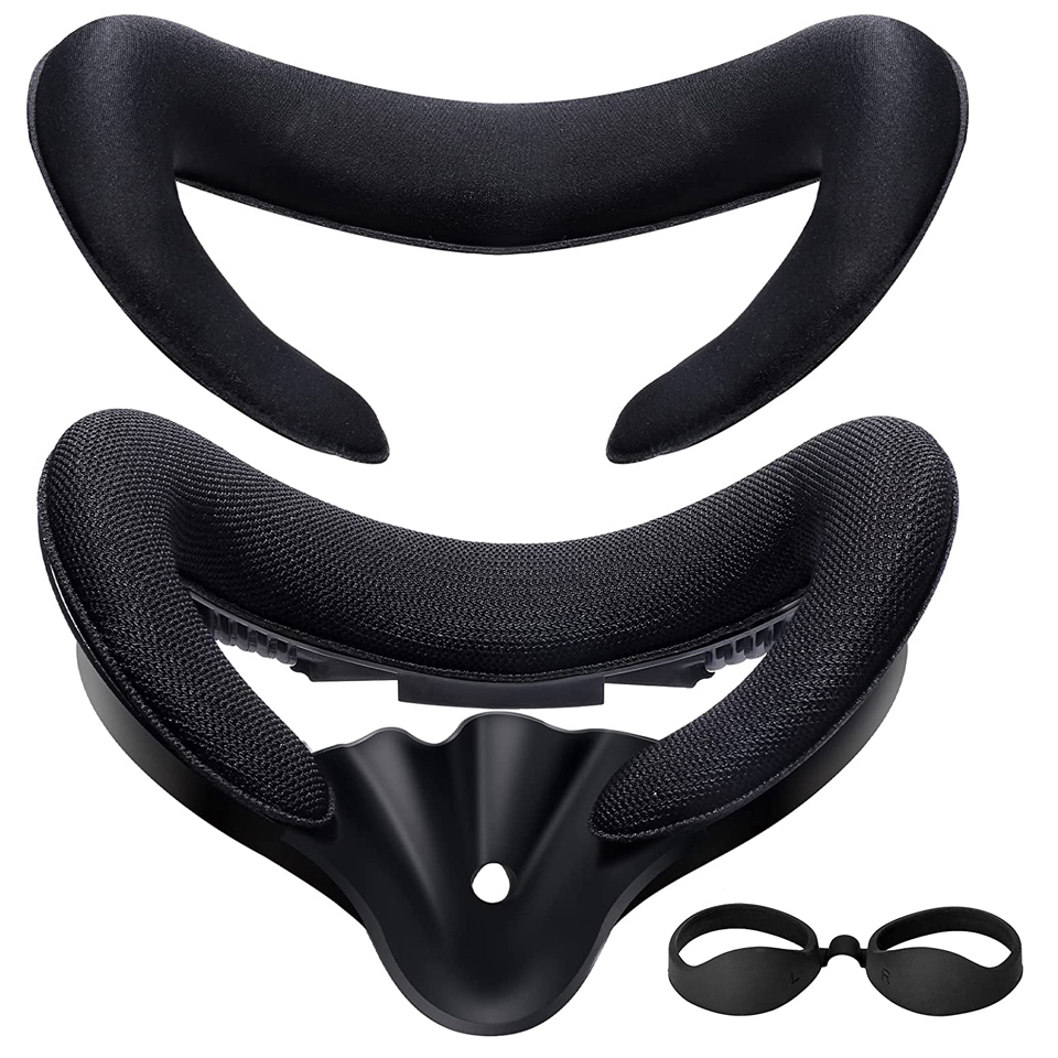

VR/AR Accessorise For Oculus Quest 2 Foam Replacement Widen 3D Interface Bracket Accessories For Quest 2 Breathable Sweat Guard Face Pad 221107