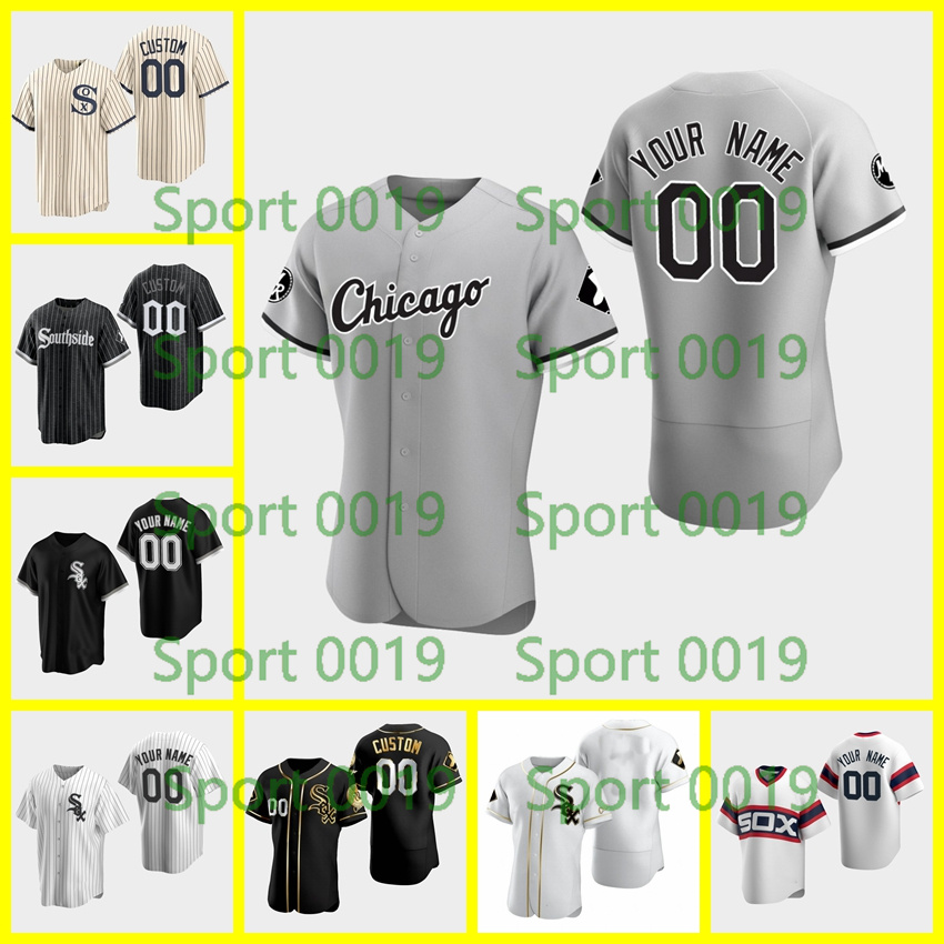 

Custom Baseball Jerseys Chicago''WhiteSox''men 8 Bo Jackson 35 Frank Thomas 72 Carlton Fisk 51 Fulmer 23 Encarnacion 7 Tim Anderson 74 Eloy Jimenez 1111, Nik logo