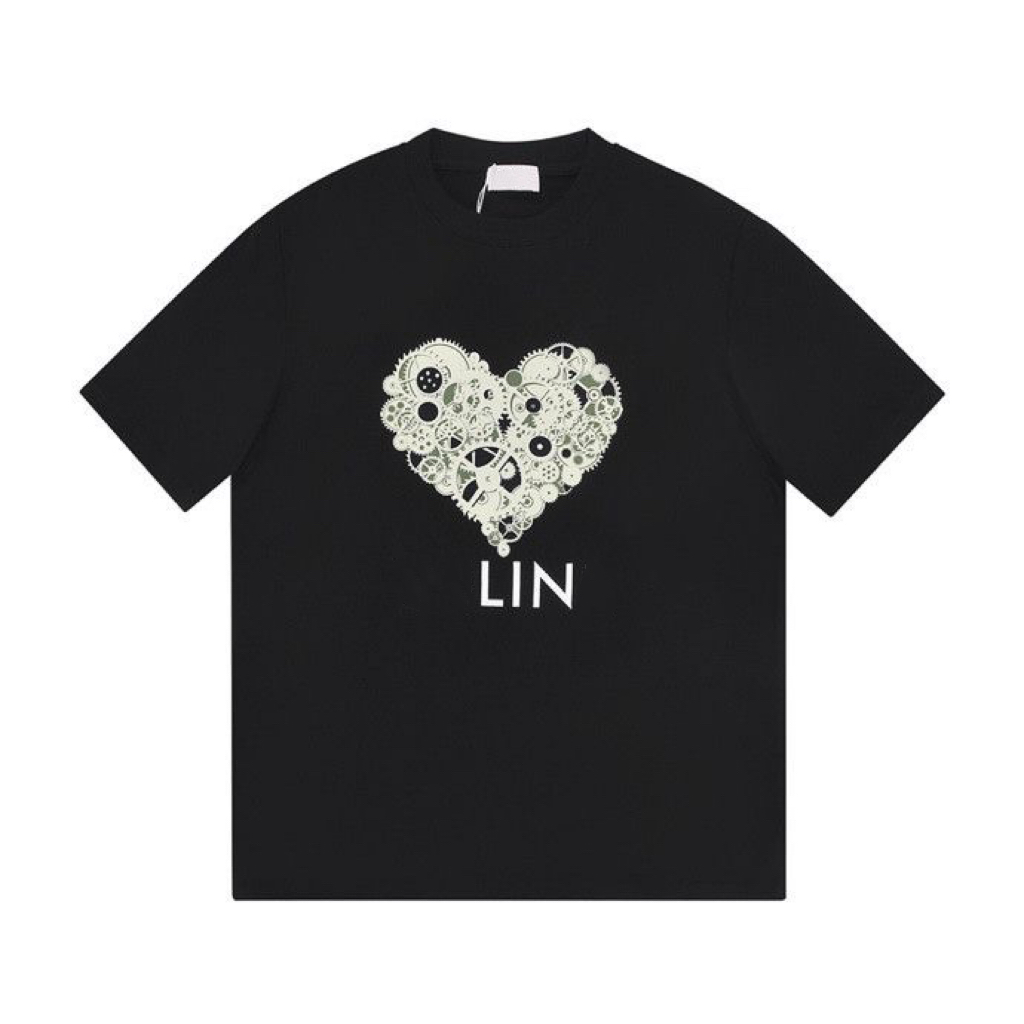 

Men's T Shirts 2023 Fashion Printed Letters For Men And Women Loose Casual Round Neck Short-sleeved Hip-hop High Street For gifts, White