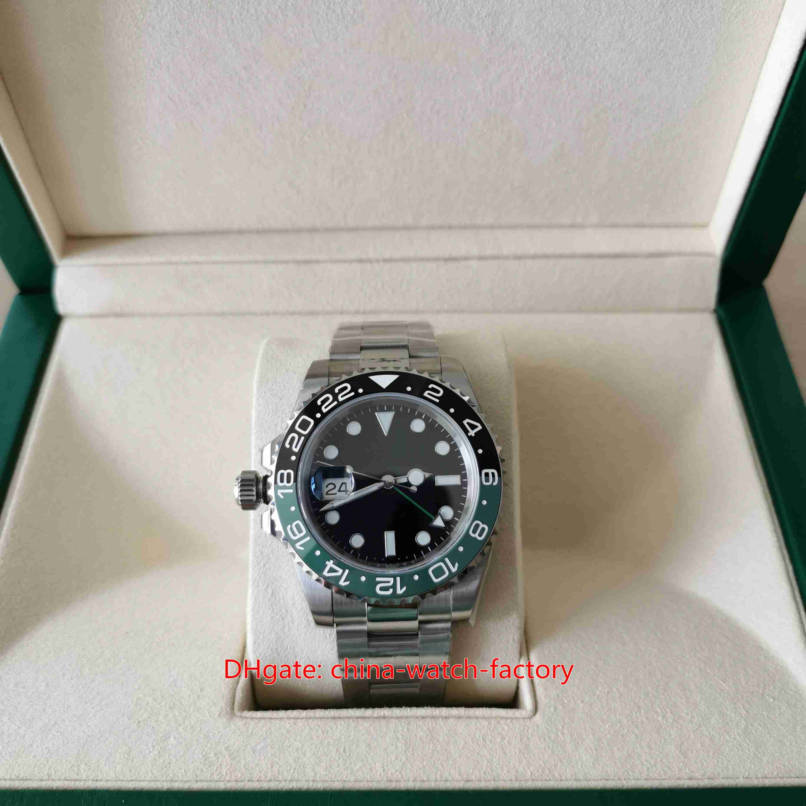 

Better Version Mens Watch GM Maker Left-Handed 40mm GMT 126720 126720VTNR-0001 Watches Cerachrom Oyster CAL.3285 Movement Mechanical Automatic Men's Wristwatches, No box papers