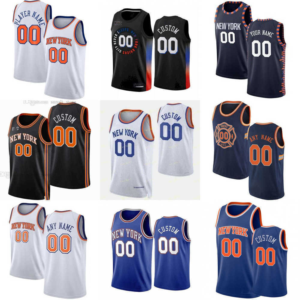 

Men Women Youth New York''Knicks''Custom 23 Mitchell Robinson 5 Immanuel Quickley 55 Isaiah Hartenstein 1 Obi Toppin 0 Cam Reddish Basketball Jerseys, Colour