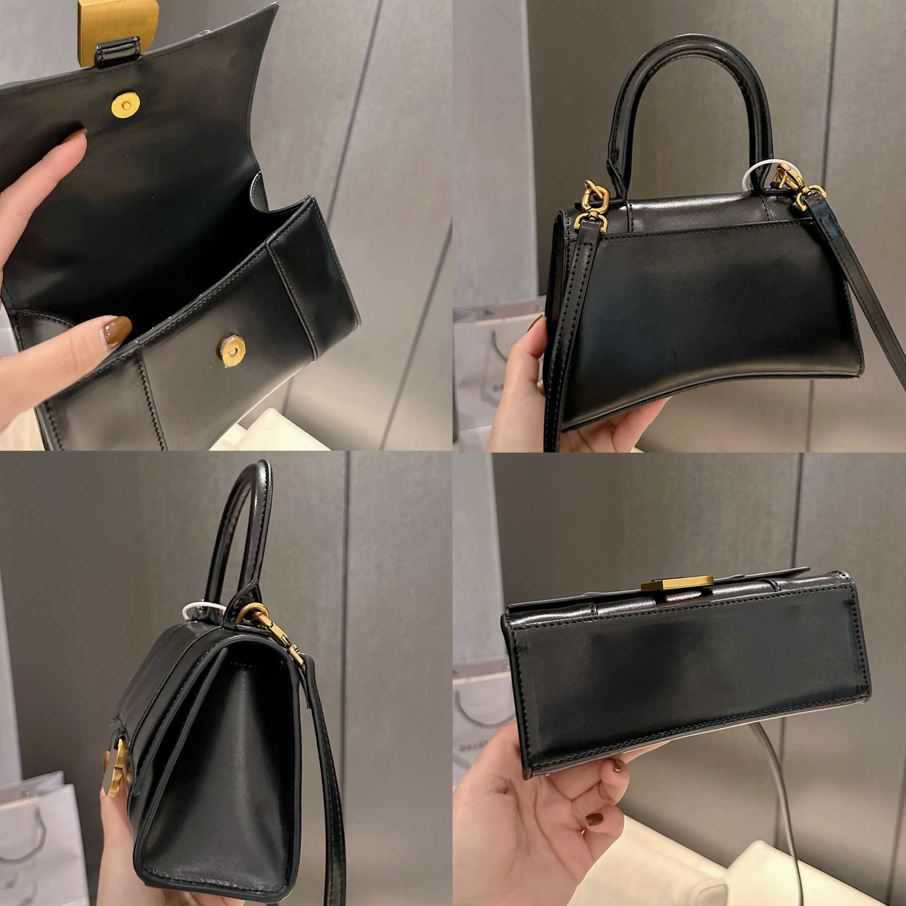 

Designer Bag Shoulder Bags Leather handbag Women's Crossbody Tote bag Size 23cm 19cm wallet, Gold crocodile pattern