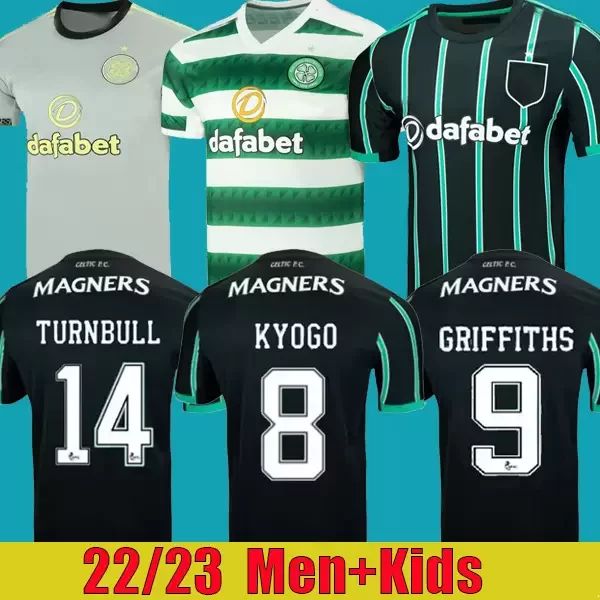 

22 23 Celtic away home soccer jersey fc JOTA AJETI 2022 2023 Mens Kids ABADA MCGREGOR TURNBULL KYOGO STARFELT CARTER-VICKERS BABY JUNIOR INFANT football shirt kit