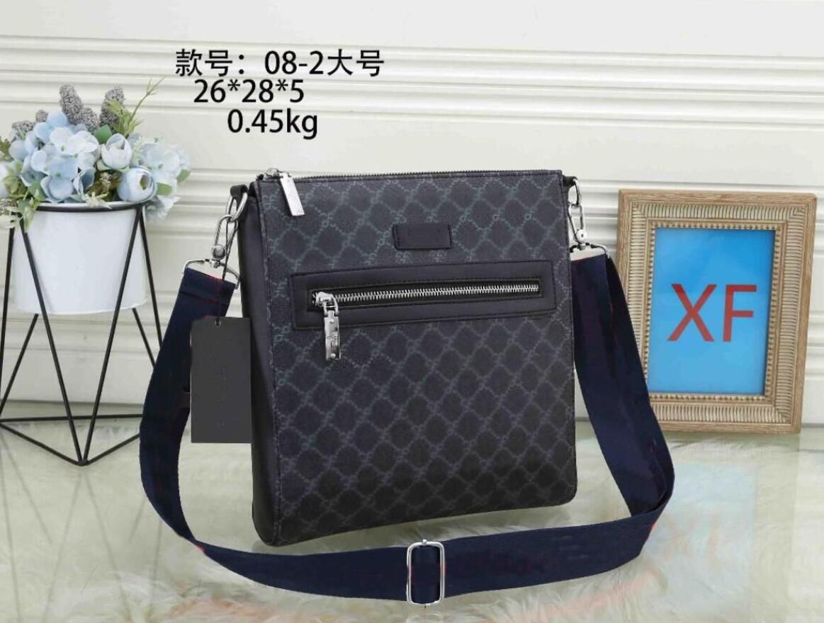 

Men bags new arrival famous Brand Classic designer fashion Men messenger bags cross body bag school bookbag, Brown+color bar