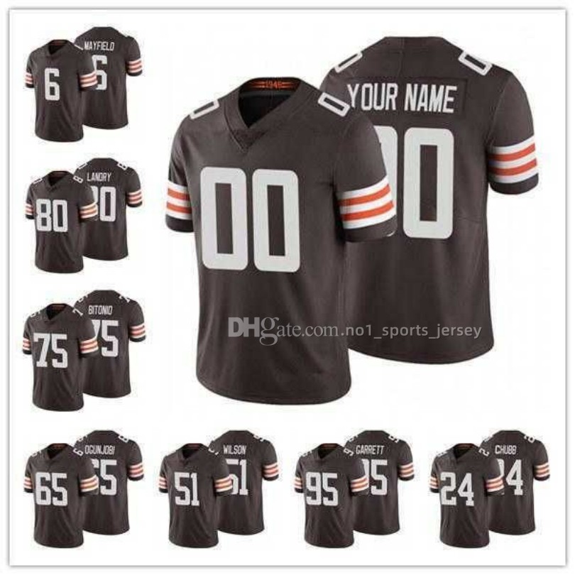 

Untouchable Jersey Cleveland''Browns''Women Youth MEN Nick Chubb White''nfl'', Custom