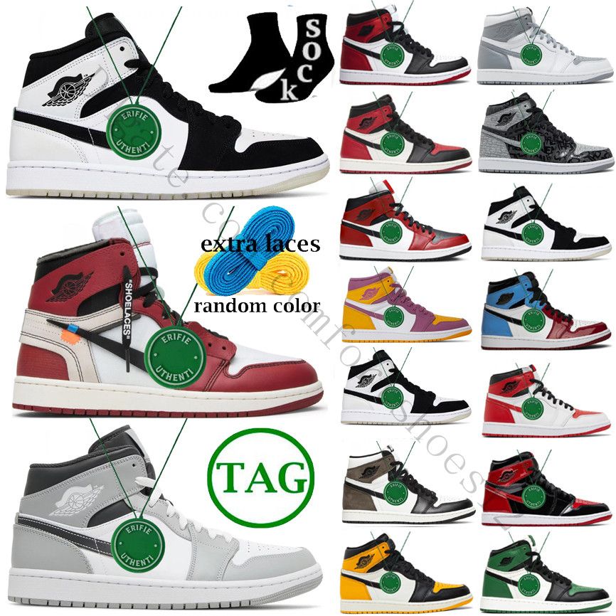

Size 13 Air Jumpman 1s Basketball Shoes Rebellionaire Black Bred Toe Jorden 1 Cool Grey Chicago Off Retro Dark Mocha White x Fearless Pine g, Color # 30