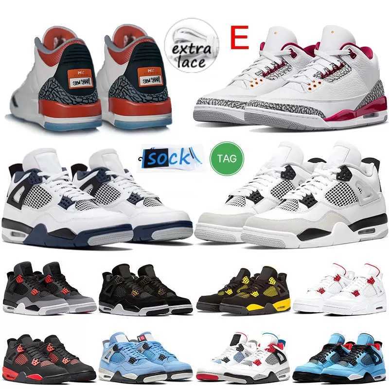 

Men Sneakers Basketball Shoes Jorda Trainers Military Miltary Black Cat Canvas White Blue Fire Red 4 4S Oreo Univrersity Jumpman 3 3S Mens, A11 40-47 midnight navy