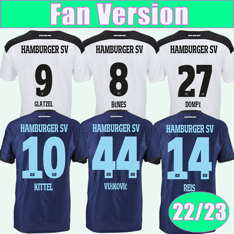 

2223 Hamburger SV VAGNOMAN LEIBOLD Mens Soccer Jerseys BILBIJA KITTEL BENES GLATZEL KONIGSDORFFER Home Away Football Shirt Short Sleeve Uniforms, Qm10545 22 23 home no patch