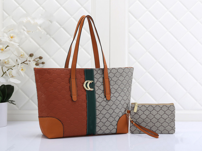 

Designer large Shoulder Bag PU leather Embossing Ophidia Women's men tote flap crossbody Bags Luxury Designer woman fashion Evening Shopping Cases 2pcs/Set, Additional express freight