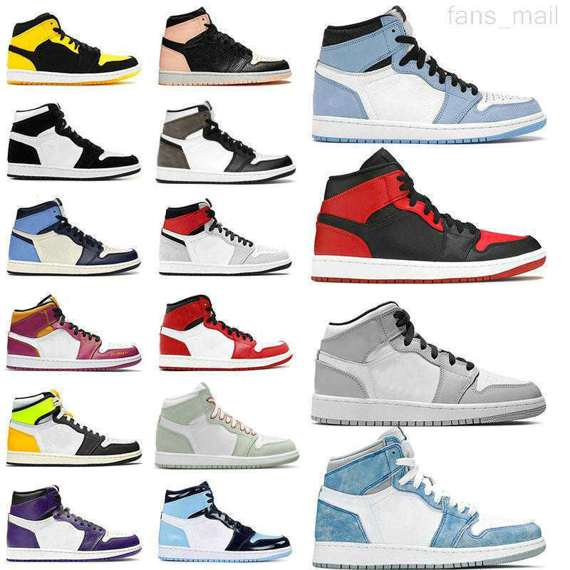 

Basketball Shoes Sports Sneakers Trainers High Hyper Royal University Blue Dark Moncha Shadow Light Smoke Grey Jumpman 1S Men Women 7S6K 0PX6