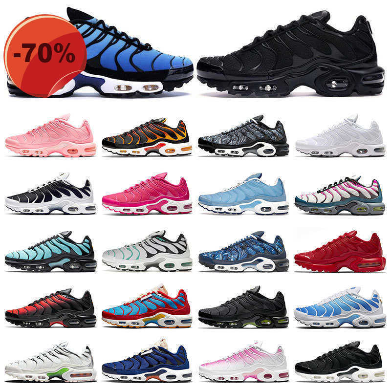 

running plus tn shoes men sneakers Triple Black White Hyper Blue Fury Graphic Prints Oreo Mint Green Pink Prim Teal Volt Sports Women, 2 36-46