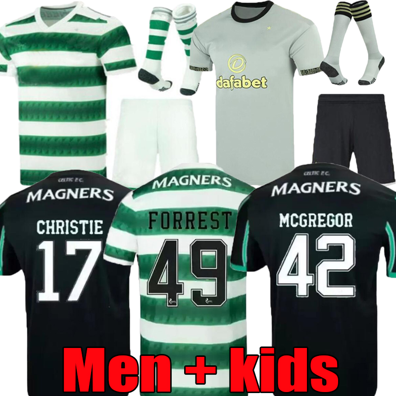

S-4XL 22 23 Celtic home away soccer jersey KYOGO JOTA AJETI 2022 2023 Mens Kids ABADA MCGREGOR TURNBULL STARFELT CARTER-VICKERS THIRD JUNIOR INFANT football shirt kit, 22/23;third