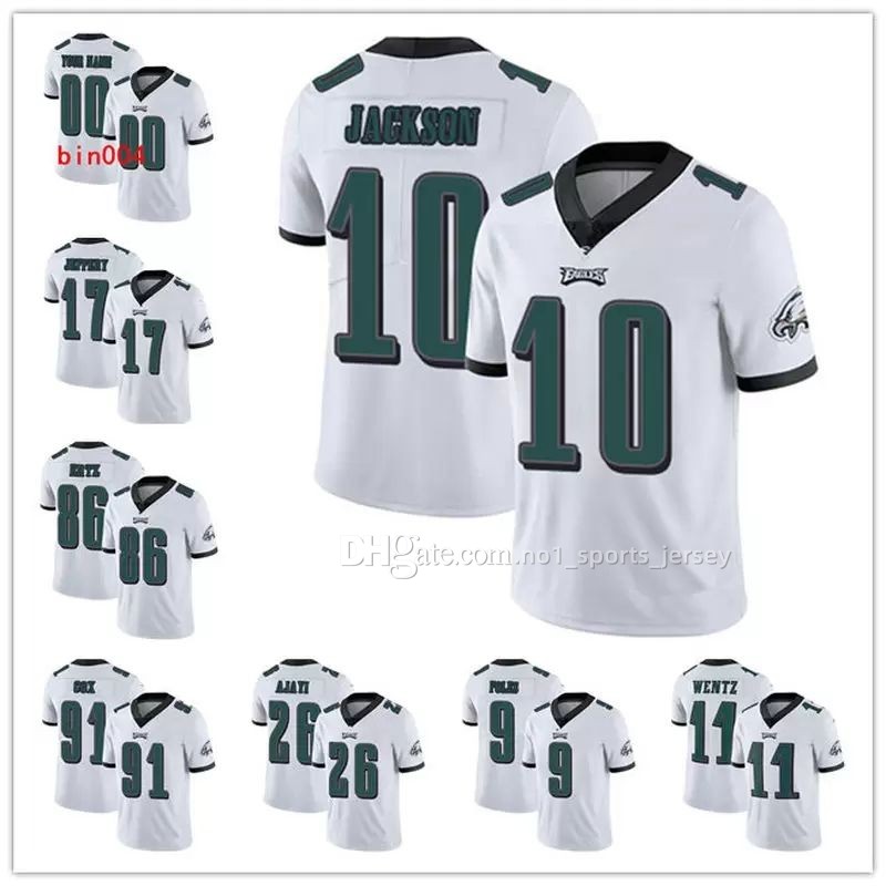 

Jersey Philadelphia''Eagles''MEN''NFL''Women White custom, Women(size:s-xxl)laoy
