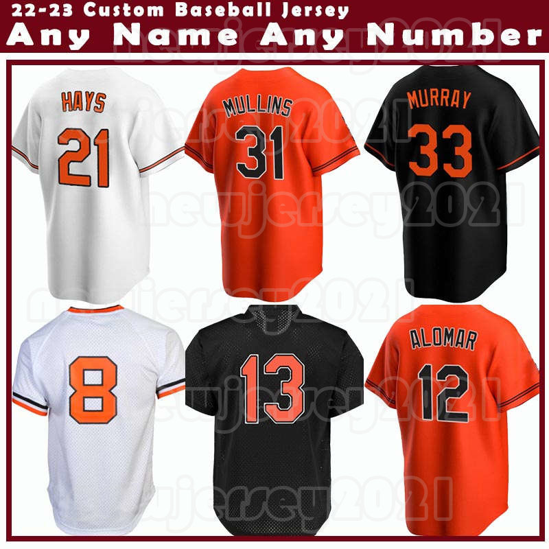 

Orioles Baseball Jersey Baltimore''Cal Ripken Jr Chris Davis Trey Mancini Rougned Odor Austin Hays Roberto Alomar Eddie Murray Brooks Robinson Jorge Mateo Santander, Men custom coolbase(j y)