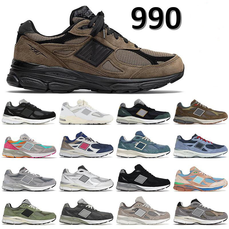 

990 v3 JJJJound Brown Black Running Shoes 990v3 Kith Genesis Tornado Bodega Here To Stay Olive Elephant Skin DTLR Miami Mens Women Outdoor Sports Sneakers, 14