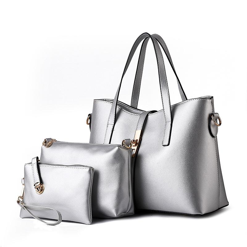 

HBP 3pcs/Set Large Capacity Crossbody Bags for Women Vintage PU Leather Woman Bag Fashion ShoulderBag 1055, Blue