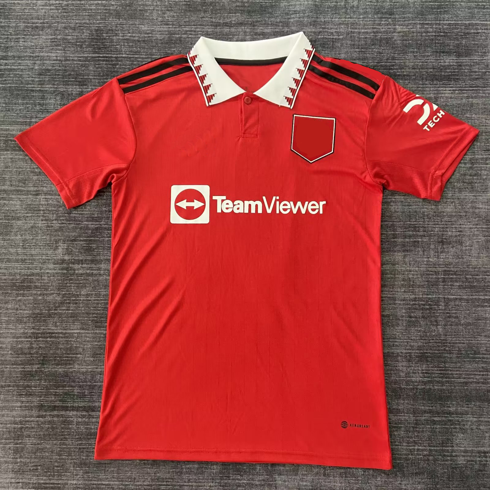 

22-23 MAN uTd Men's Summer soccer fan Polos breathable fabric outdoor football casual T-shirt Professional shirt, No 2