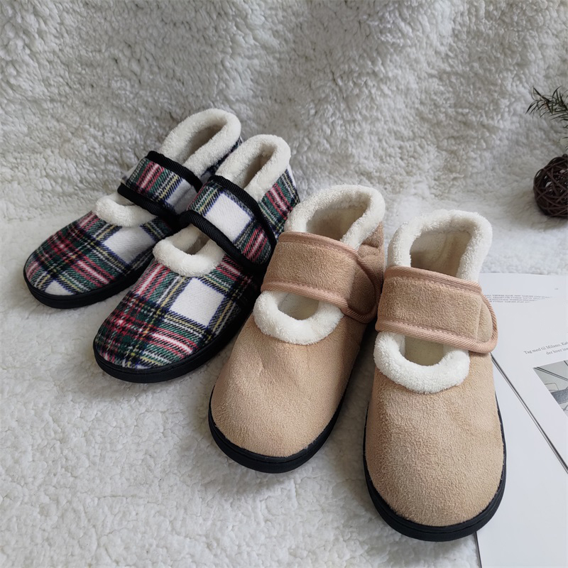 

Autumn and winter batch slippers soft bottom maternal care home shoes floor non-slip warm slippers, Multi