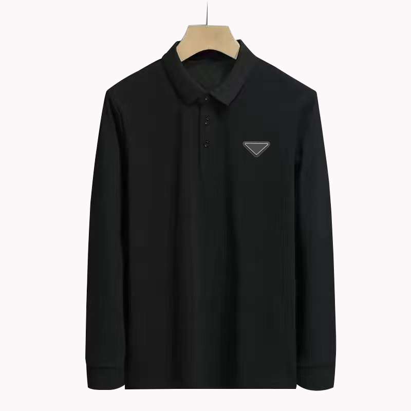 

Designers polo shirt mens polo shirts Men's Pullover Long sleeve Tees Jackets man polos Solid Tshirts Sweatshirt top sportswear oversized tshirt plus size 3XL 4XL