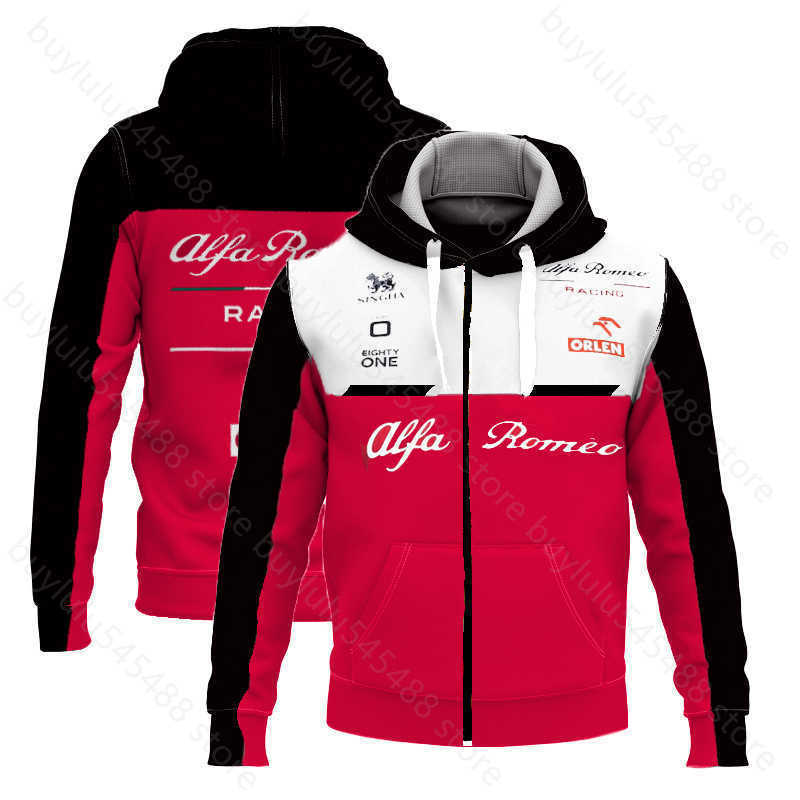 

2omd Men's Hoodies Sweatshirts Alfa Romeo F1 1 Camisa Superior Corrida Roupas Masculinas e Femininas 2022 Temporada Comemorativa Mol