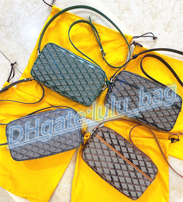 

7A quality woman Goya camera satchel bags Latest Products Womens shoulder Luxury designer handbag Original Genuine leather pochette mens crossbody Clutch bag, Yellow