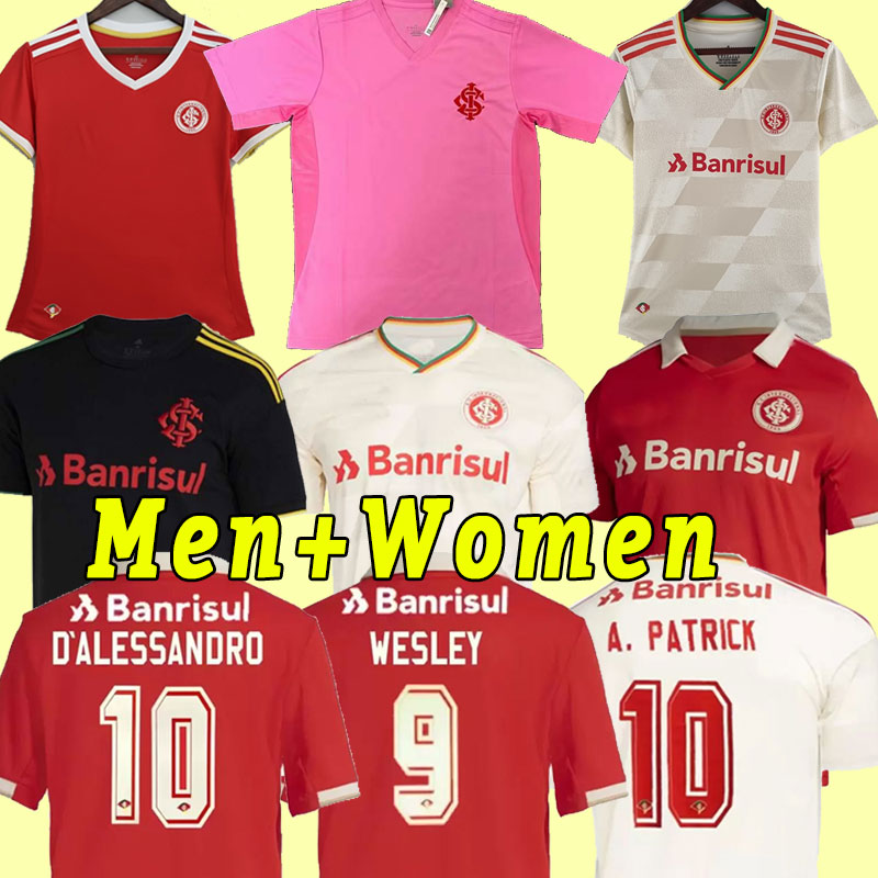 

22/23 Sport Club Internacional soccer jerseys 2022 Home red EDENILSON WANDERSON TAISON V.CUESTA R. DOURADO WESLEY D'Alessandro Football Uniform Fans Player women, Third+patch
