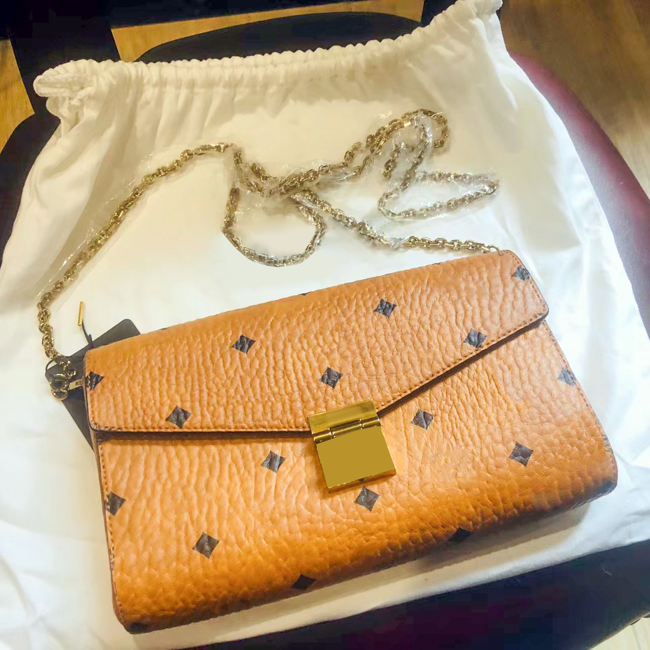 

MC womens gift handbags Evening Bags shoulder tote clutch bag purses WOC Millie envelope Luxury designer fashion leather gold chain messenger crossbody bag handbag, Brown