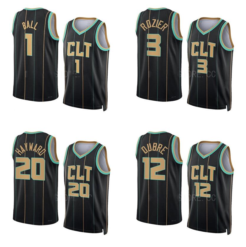 

LaMelo Ball jersey Terry Rozier III Charlotte''Hornets''2022-23 season city''NBA''jerseys, With logo
